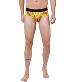 Yellow Tiger Briefs For Men